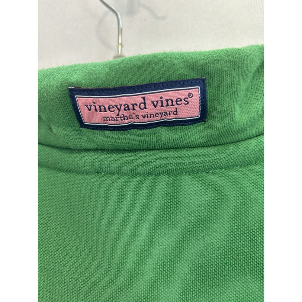Vineyard Vines Women's Shep Shirt Quarter Zip Green Pullover Size S - Picture 5 of 12
